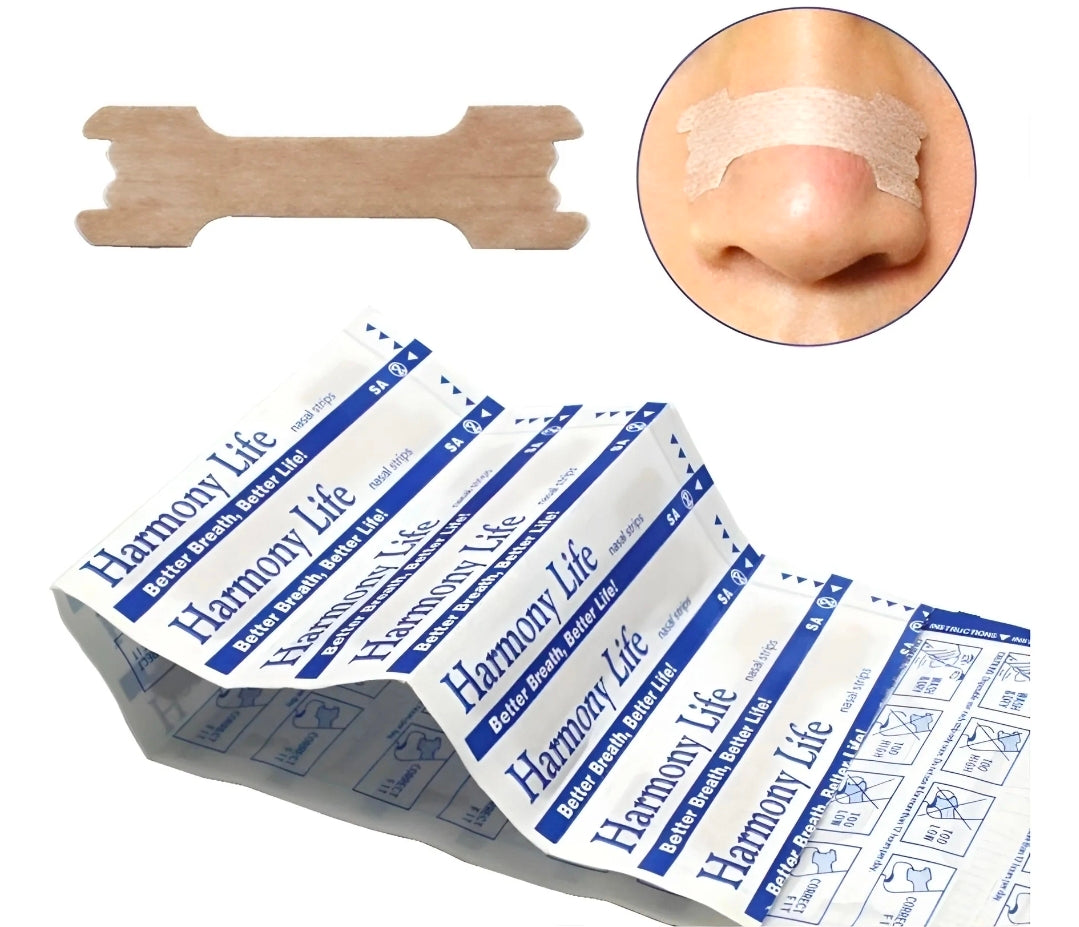 100 tiras nasal anti ronquitos, alergias, respira mejor, dilata piel