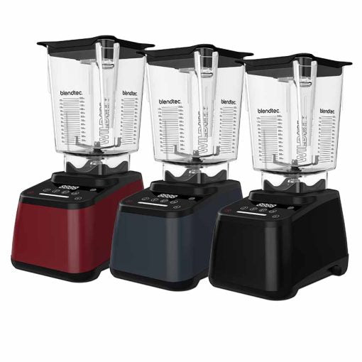 Licuadora Blendtec 110v Colores Negra o Rojo incluye transformador.