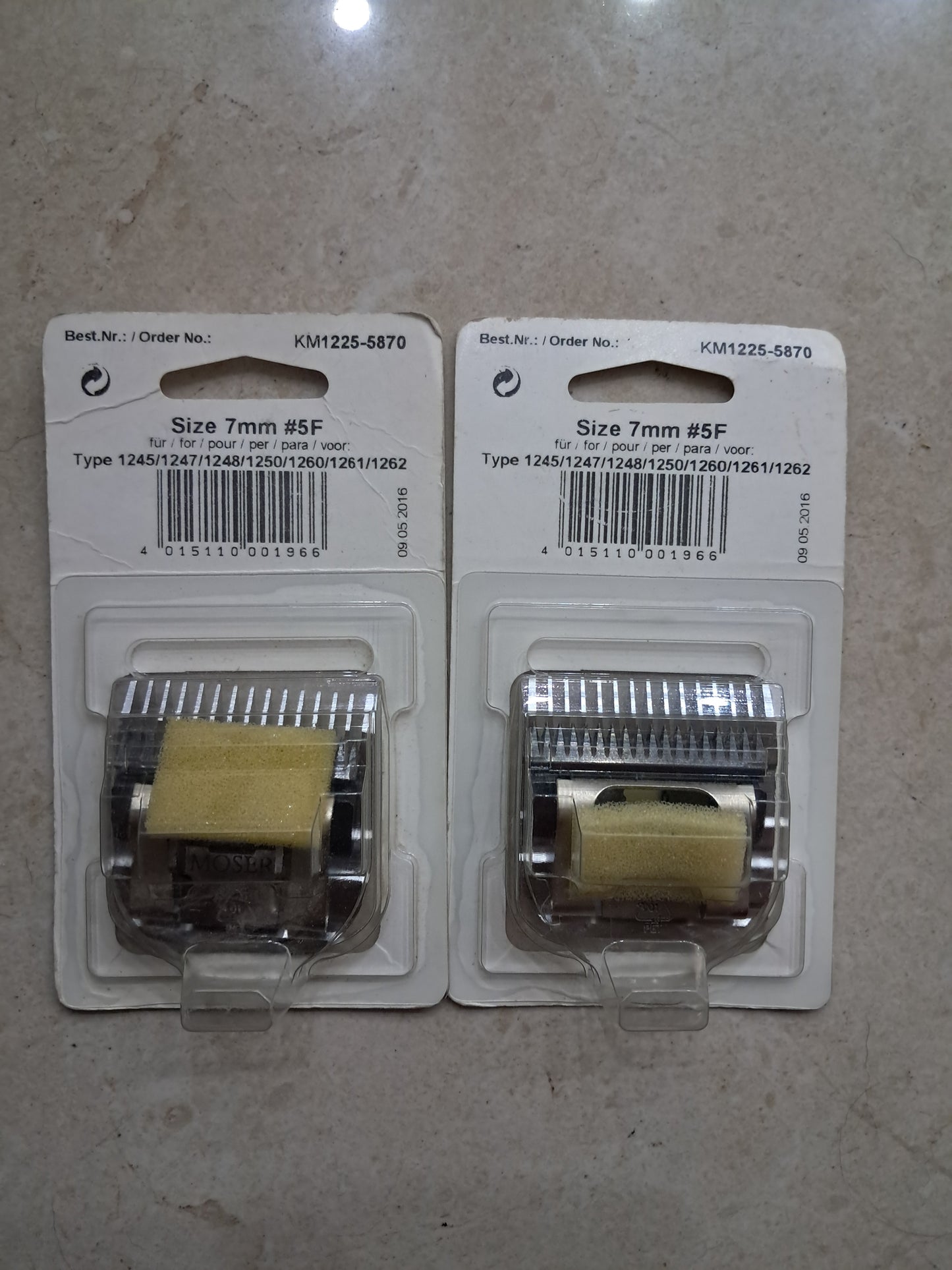 Cuchilla cortadora de perro reemplazo 7mm #5F para andis y oster