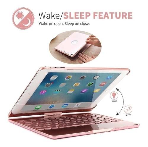 Teclado Wireless con Funda Note Kee para iPad – Estilo Laptop