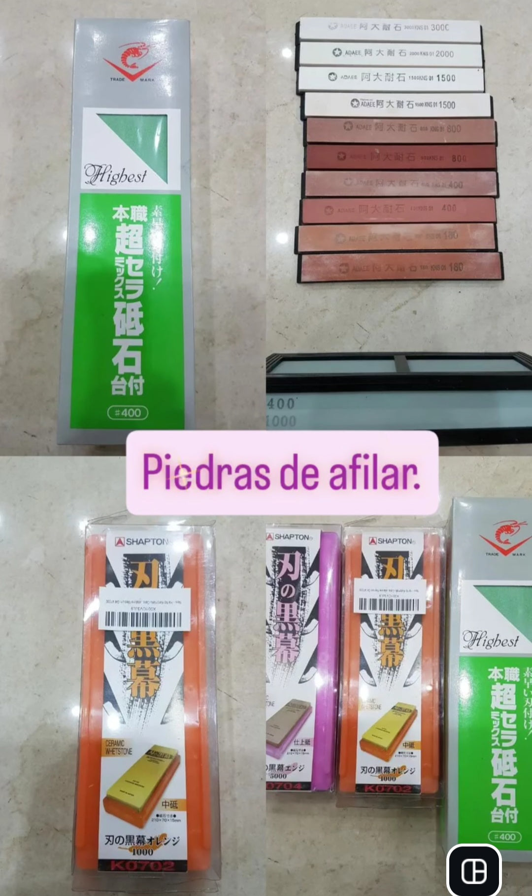 Piedras de Afilar
