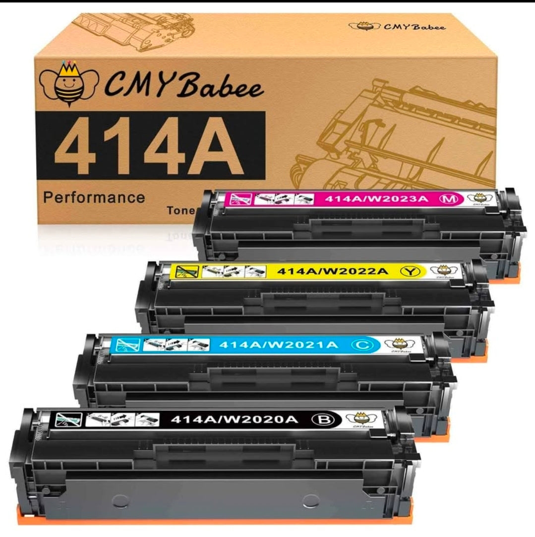 Cartucho 414A CMY babee compatible HP