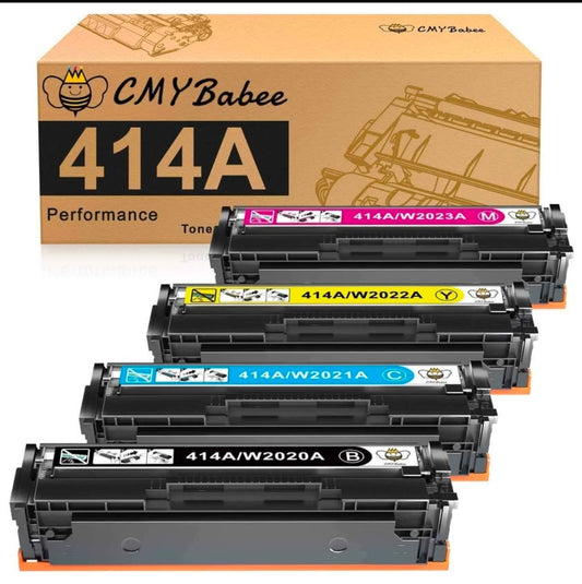 Cartucho 414A CMY babee compatible HP