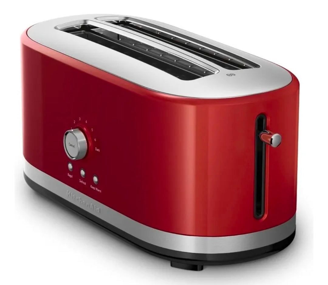 Tostadora Kitchenaid Roja 2 y 4 rodajas