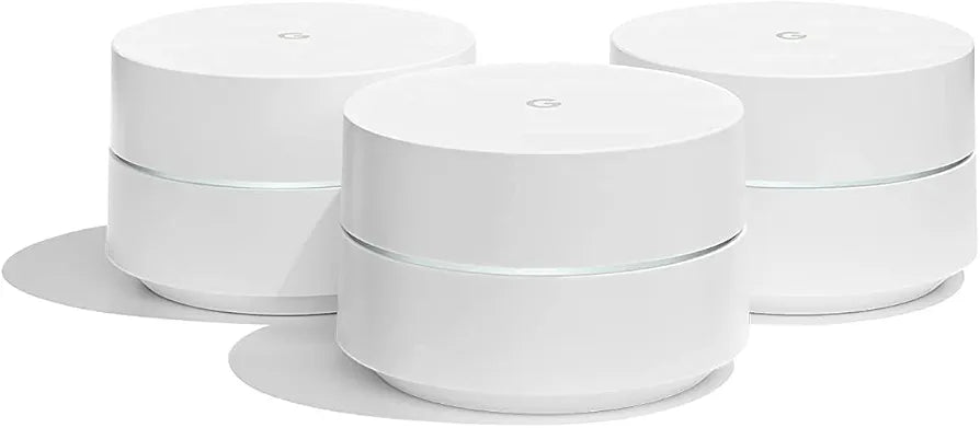 Juego de 3, sistema Google WiFi cobertura para toda la casa (NLS-1304-25) Paquete de 3