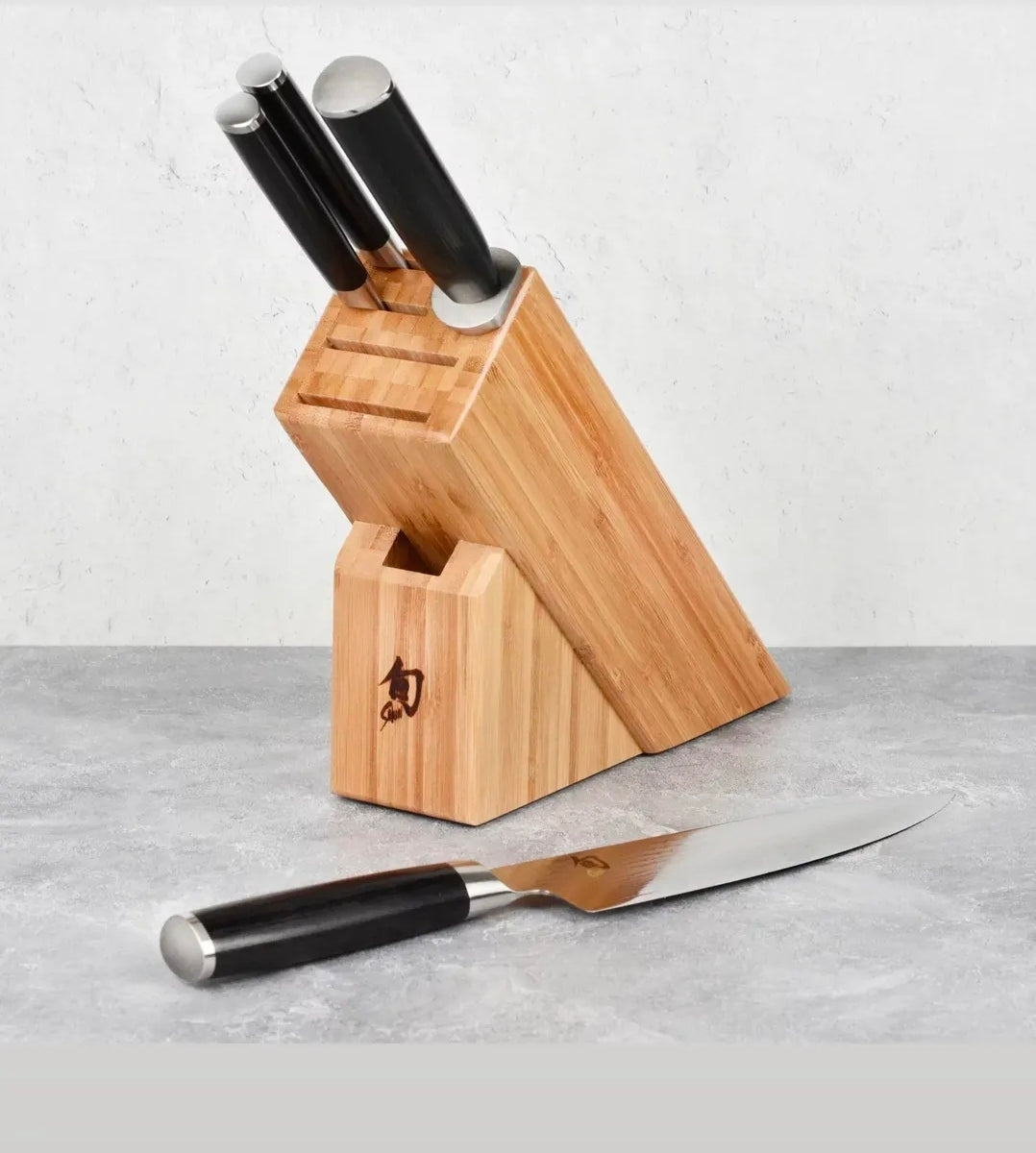 Set de cuchillos de cocina Shun clasic 5 piezas color marron Chef