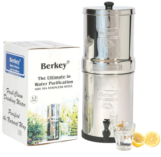 Filtro de agua travel Berkey 1.5 galones